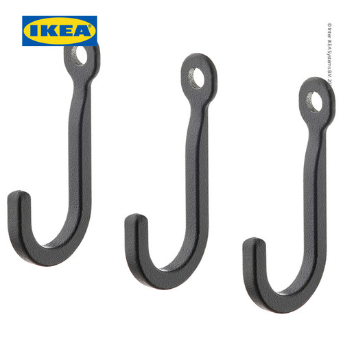 [EZO.0500983] IKEA HOGAFFEL Pengait Hook Dinding Minimalis Set Isi 3pcs