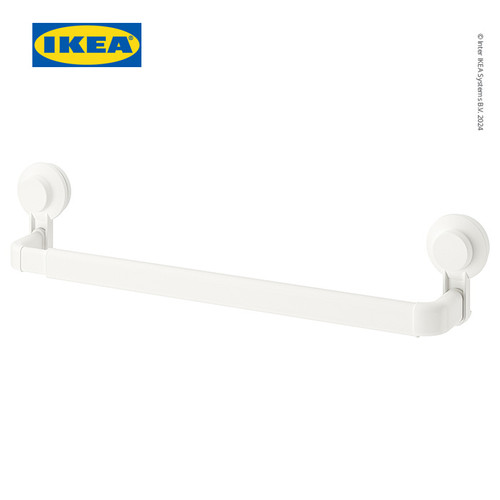 [EZO.0501030] IKEA TISKEN Gantungan Handuk Tempel Dengan Plastik Hisap Putih