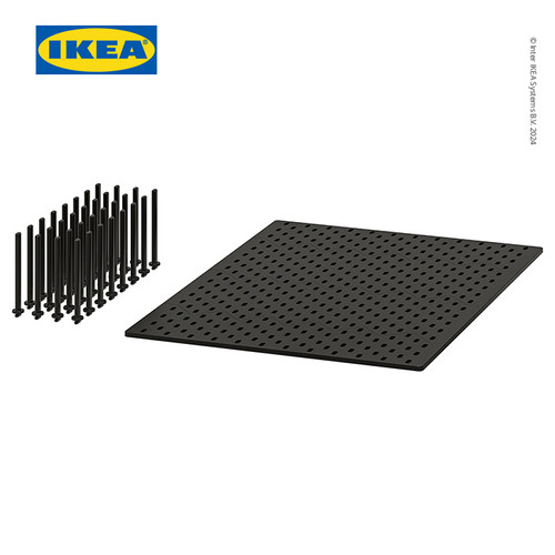 [EZO.0501055] IKEA UPPDATERA Pegboard Pengatur Laci Antrasit 80cm