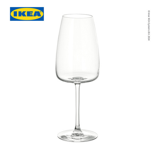 [EZO.0501104] IKEA DYRGRIP Gelas Kaca Bening untuk Wine 42cl
