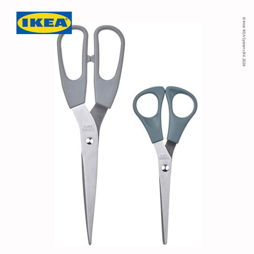 [EZO.0501126] IKEA SVARDFISK Gunting Stainless Serbaguna Isi 2 Set