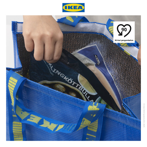 [EZO.0501211] IKEA FRAKTA Tas Pendingin / Cooler Bag Serbaguna 38x40 cm