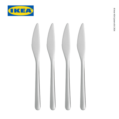 [EZO.0501212] IKEA FORNUFT Pisau Makan Stainless 21cm Isi 4 pcs
