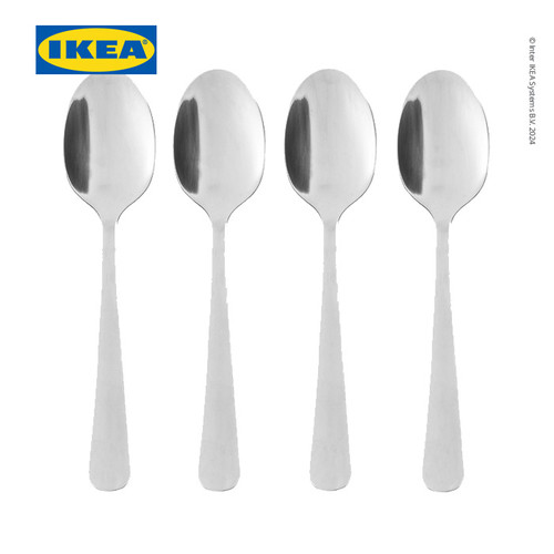 [EZO.0501224] IKEA DRAGON Sendok Teh Stainless 13cm Isi 4pcs