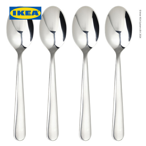 [EZO.0501227] IKEA MARTORP Sendok Teh Stainless 14cm Isi 4pcs