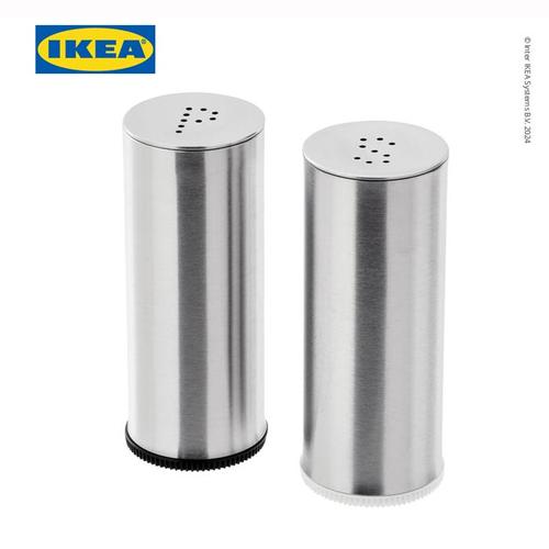 [EZO.0501255] IKEA PLATS Tempat Bumbu / Shaker Garam/Lada Hitam Set Isi 2pcs