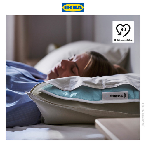[EZO.0501284] IKEA REXBEGONIA Bantalan Pendingin Kasur Serbaguna 80x80 cm