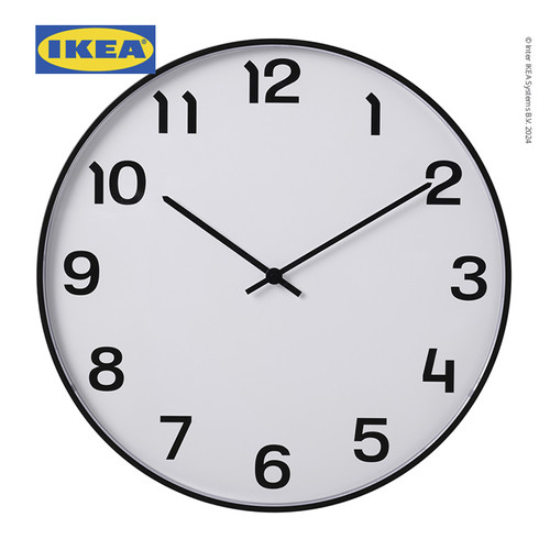 [EZO.0501327] IKEA PLUTTIS Jam Dinding Klasik 52cm