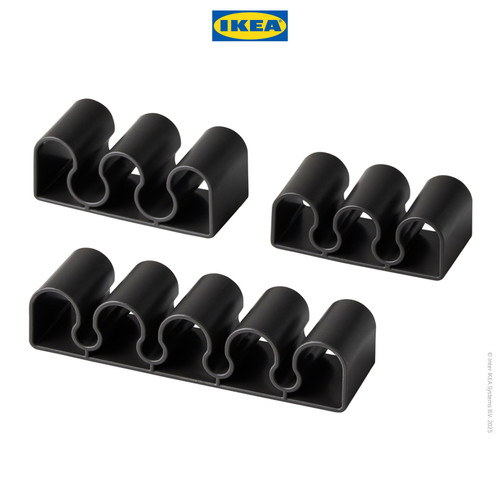 [EZO.0501328] IKEA KALKSTUFF Dudukan Kabel / Organizer Set Isi 3pcs