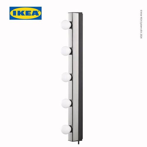 [EZO.0501345] IKEA MUSIK Lampu Dinding Dilapisi Krom Minimalis