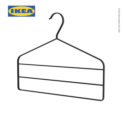 [EZO.0501453] IKEA STRYKIS Gantungan Celana Hitam Minimalis