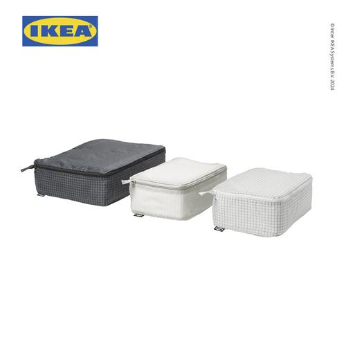 [EZO.0501490] IKEA RENSARE Kantong Baju Travel Serbaguna Set Isi 3pcs