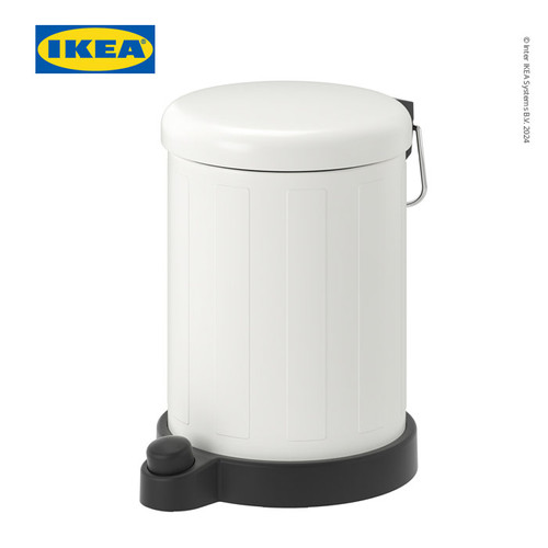 [EZO.0501495] IKEA TOFTAN Tempat Sampah Minimalis Putih 4L