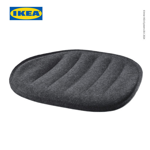 [EZO.0501521] IKEA PYNTEN Alas Kursi / Tempat Duduk Abu-Abu Tua 41x43 cm