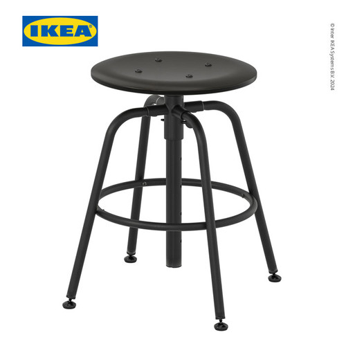 [EZO.0501538] IKEA KULLABERG Bangku Stool Bar Minimalis Hitam