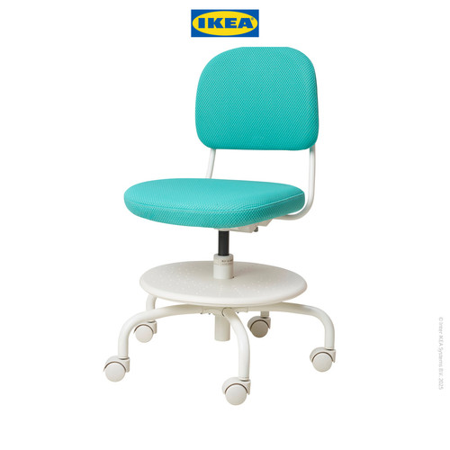 [EZO.0501542] IKEA VIMUND Kursi Belajar Anak Hijau Toska