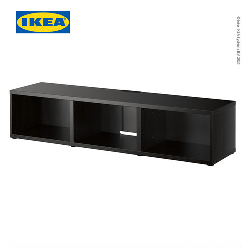 [EZO.0501553] IKEA BESTA Meja TV Minimalis Dengan Penyimpanan Hitam 180x42x38 cm