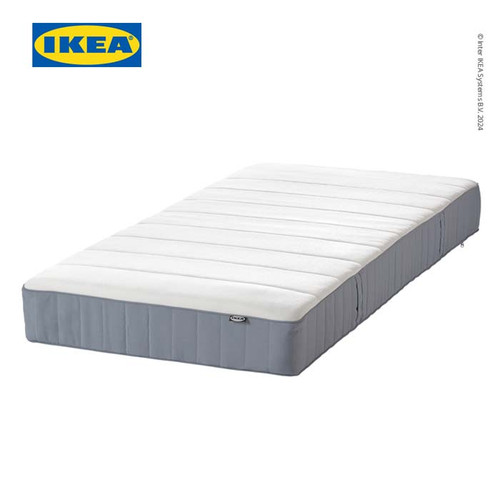 [EZO.0501571] IKEA VESTEROY Kasur Kantong Pegas Tipe Keras Biru Muda 90x200cm