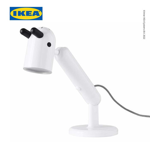 [EZO.0501636] IKEA KRUX Lampu Meja Kerja Warna Putih