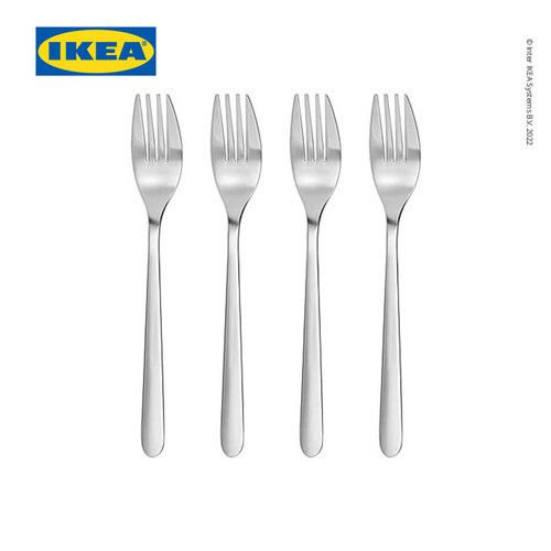 [EZO.0501678] IKEA FORNUFT Garpu Makan Stainless Isi 4 pcs