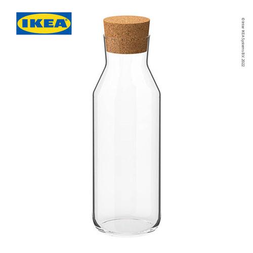 [EZO.0501679] IKEA 365+ KARAFE Botol Bening 1L dengan tutup