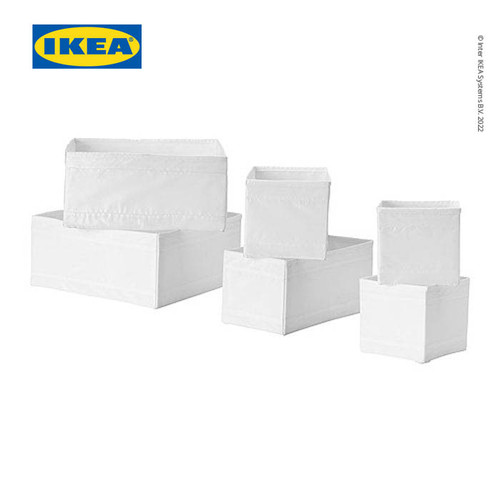 [EZO.0501708] IKEA SKUBB Kotak Penyimpanan Kecil 6 set box