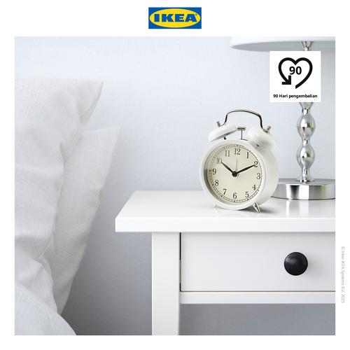 [EZO.0501715] IKEA DEKAD Jam Alarm dengan Desain Bersih dan Klasik