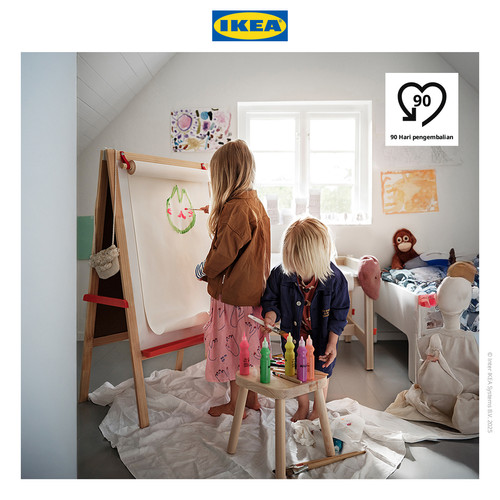 [EZO.0501778] IKEA MALA Papan Lukis Bahan Kayu