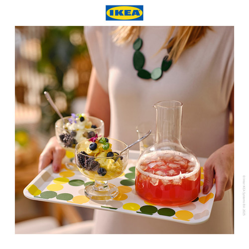 [EZO.0501832] IKEA BROGGAN Pitcher Minuman Minimalis Bahan Kaca 1L
