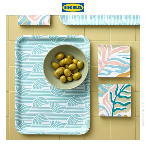 [EZO.0501838] IKEA SLOJSTJART Baki Serbaguna Biru/Berpola 28x37cm