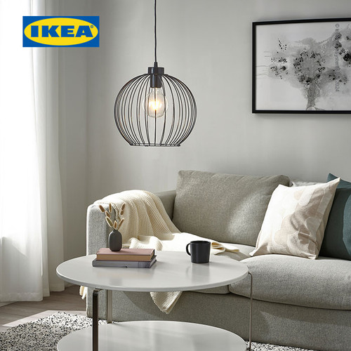 [EZO.0501878] IKEA GRINDFALLET Lampu Gantung Minimalis Hitam 30cm