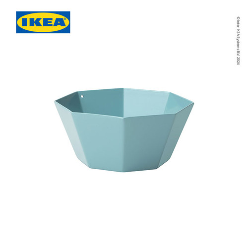 [EZO.0501884] IKEA GOKVALLA Mangkuk Saji Biru 13x13x6cm