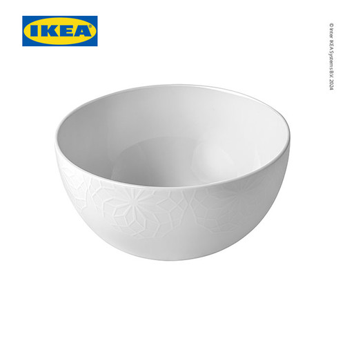 [EZO.0501886] IKEA GOKVALLA Mangkuk Makan Putih 21cm