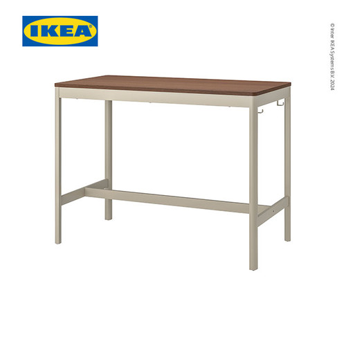 [EZO.0501888] IKEA IDASEN Meja Serbaguna Minimalis 140x70x105cm Coklat/Krem