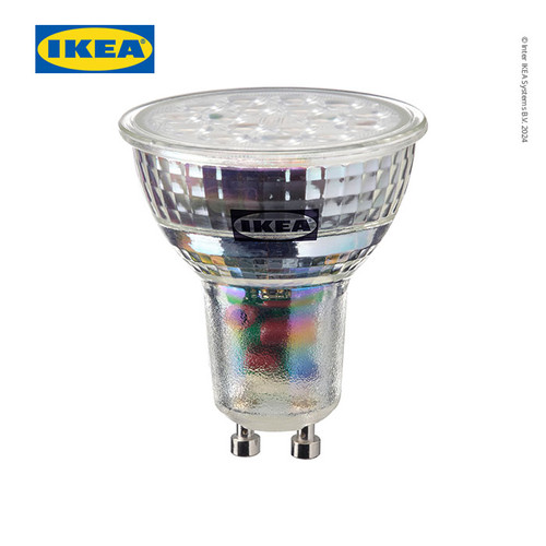 [EZO.0501894] IKEA SOLHETTA Bohlam LED GU10 345 Lumen 2700K Dapat Diredupkan