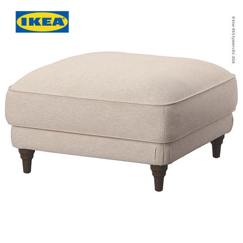 [EZO.0501897] IKEA ESSEBODA Bangku Kaki Minimalis KNABACK Krem Muda/Cokelat