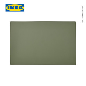 [EZO.0501899] IKEA UTSADD Alas Piring Untuk Mangkuk Makan Abu-Abu/Hijau 33x50cm
