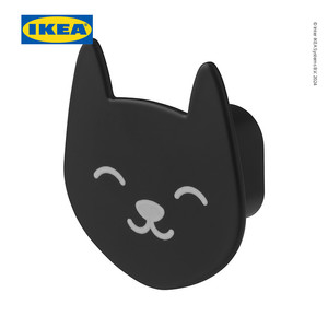 [EZO.0501901] IKEA UTSADD Pengait Hook Dinding Bentuk Kucing Minimalis