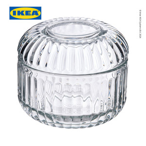 [EZO.0501905] IKEA SILVTJARN Wadah Penyimpanan Bahan Kaca Serbaguna