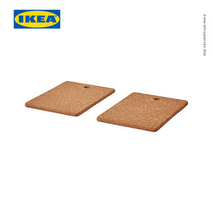 [EZO.0501908] IKEA HEAT Alas Panci Bahan Gabus 23x17cm Isi 2pcs