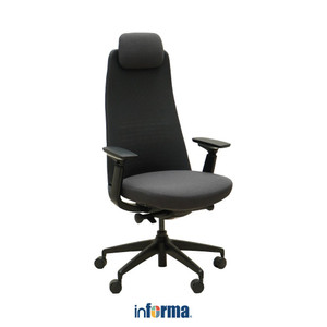[EZO.0602213] Most Geeta Kursi Kantor Sandaran Tinggi Tempat Duduk Kerja Dengan Roda Office Chair Kursi Staff Karyawan Furniture Indoor Kantor